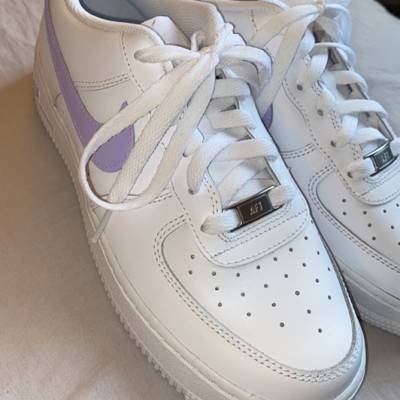 COPY - Custom Nike lavender Air force one women’s - Picture 2 of 4